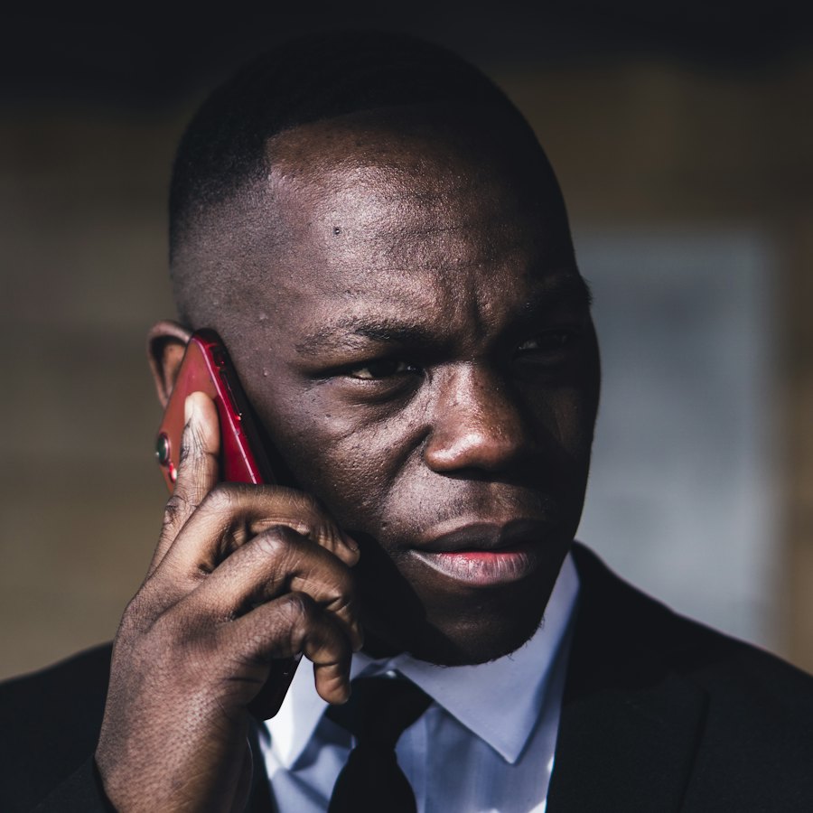 Manager on the phone chasing an approval