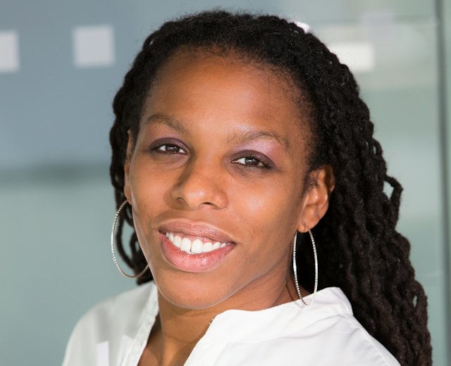 Finance manager smiling